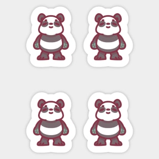 Chibi Bear 3 Sticker Sticker